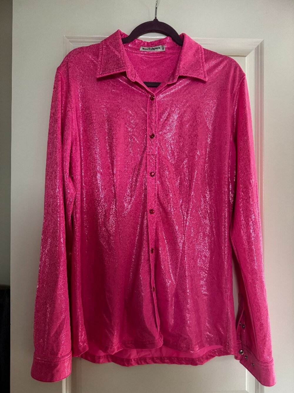 Brand New w/o tags - Women's Pink Ranch Dress'n Long Sleeve Shirt - Size XL